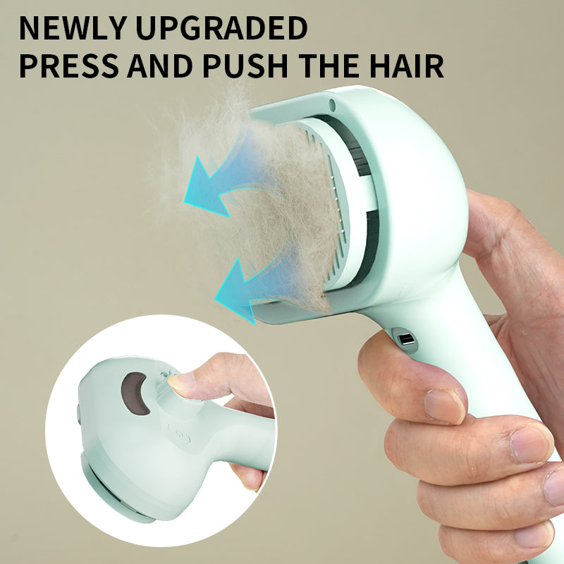 3-in-1 Pet Steam Brush for Dogs and Cats